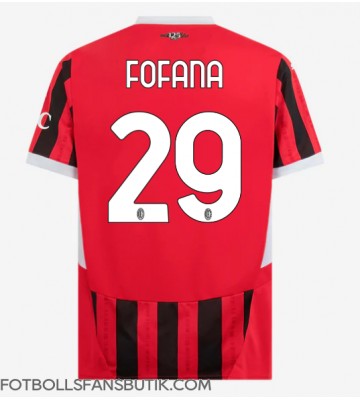 AC Milan Youssouf Fofana #29 Replika Hemmatröja 2024-25 Kortärmad